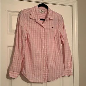 Light pink and white classic cotton vineyard vines